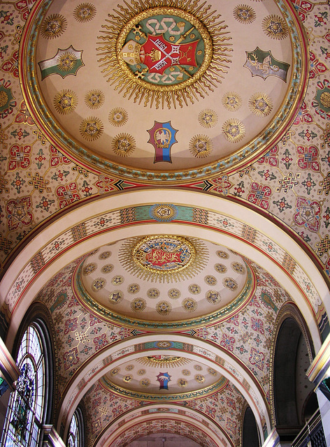 Amazing ceiling - Sheffield City Hall