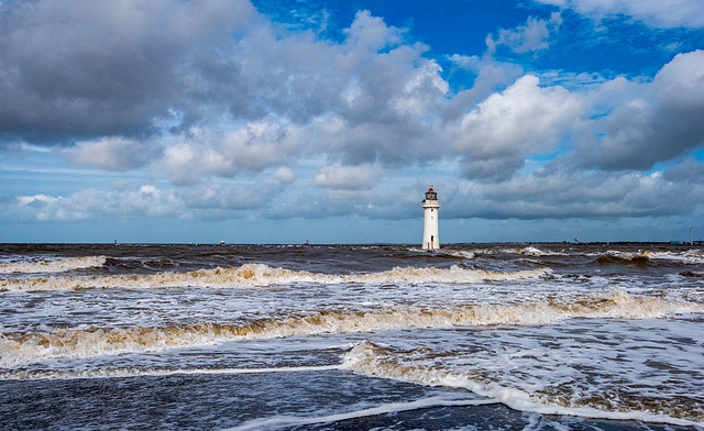 Seascape with Perch Rock Lighthouse