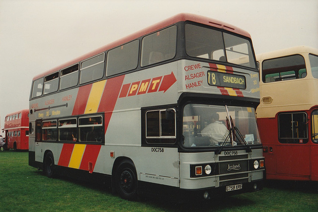 PMT Limited DOC758 (G758 XRE) at Showbus, Duxford – 25 Sep 1994 (241-99)