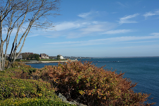 The Cliff Walk of Newport, Rhode Island