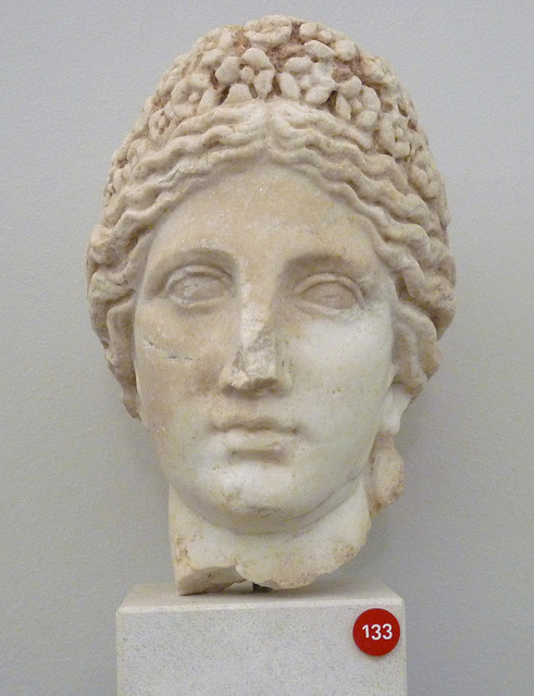 Marble Head of Flora