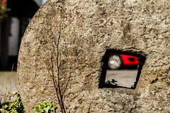 Mill Stone in the Car Park of the 'Red Lion' at Avebury No. 2