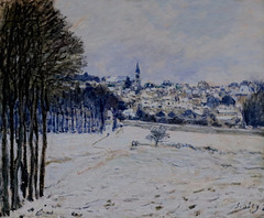 IMG 7086 Alfred Sisley. 1839-1899. Paris.   La neige à Marly le Roi.   Snow at Marly le Roi 1875.    Paris Orsay.