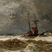 "Mer agitée" (Paul Jean Clays - 1875) (détail)