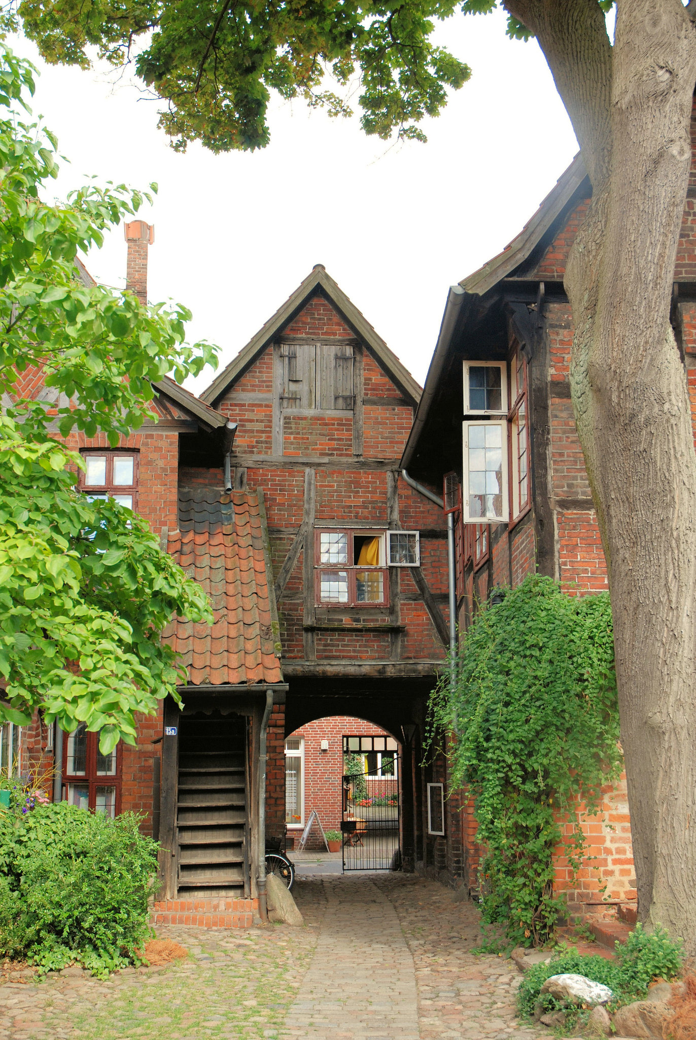 Innenhof vom "Rote Hahn-Stift", Lüneburg