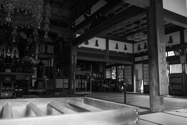 Interior of a temple