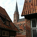 Blick zur Nicolaikirche, Lüneburg