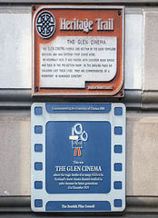 Glen Cinema Plaque