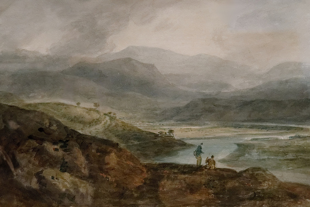 "Lac et montagnes" (William Turner - vers 1801)