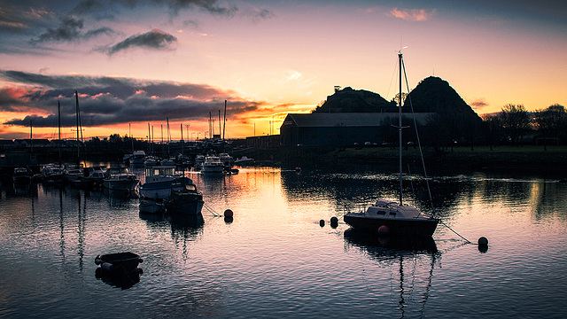 Dumbarton Rock at Dawn