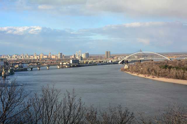 Україна, П'ять Київських Мостів // Ukraine, Five Bridges in Kyiv