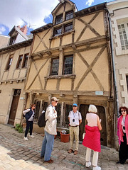La plus ancienne demeure (1399.1400) , à pan-de-bois , d’Angers (49)