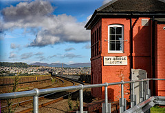 The River Tay Rail Bridge from Fife The River Tay Rail Bridge from Fife