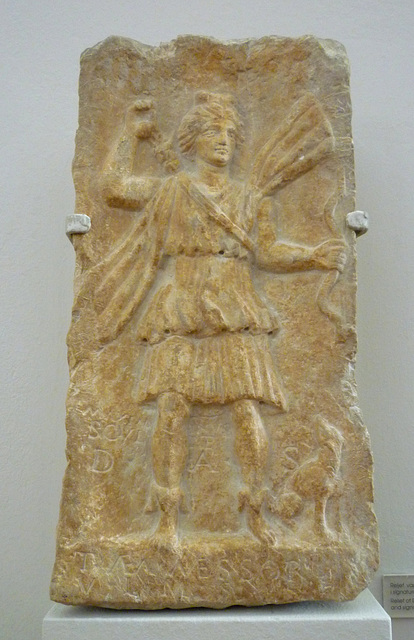 Limestone Relief of Diana