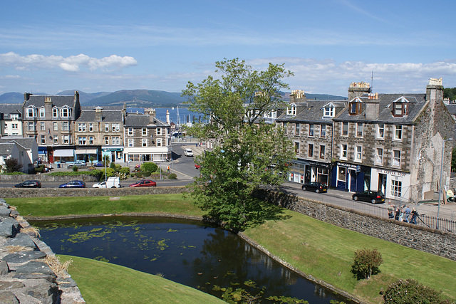 View From Rothesay Castle