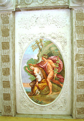 Portico Ceiling Panel, South Front, West Wycombe Park, Buckinghamshire