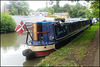 Danish flag on the canal