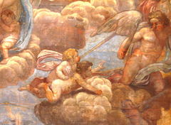 Portico Ceiling Panel, West Wycombe Park, Buckinghamshire