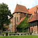 Marienburg, Innenhof, Bernstein-Dach beim Durchgang.