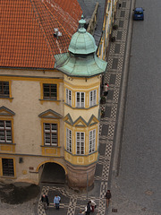 Jicin, View down from Valdická Bráma