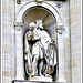 Statue de Charlemagne sur la façade du palais de justice de Boulogne sur Mer