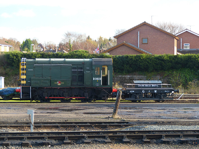 D3022 at Kidderminster (SVR) - 30 November 2018