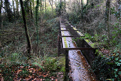 Aqueduct over the track