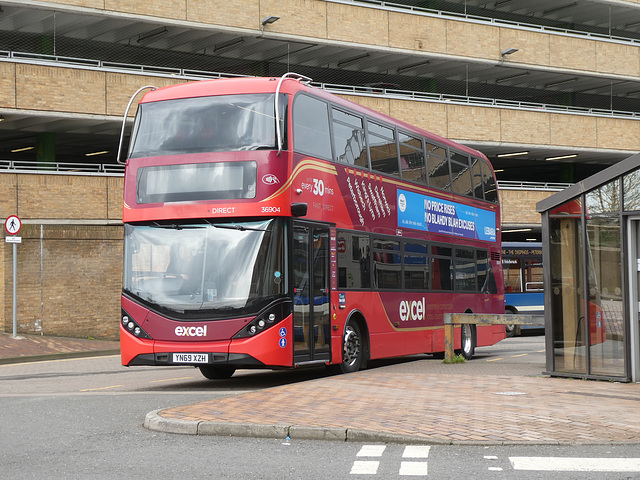 First Eastern Counties Buses 36904 (YN69 XZH) in Peterborough - 21 Mar 2024 (P1170709)