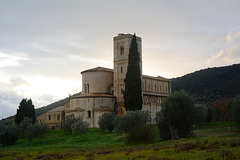 Italy, Toscana, The Abbey of Sant'Antimo