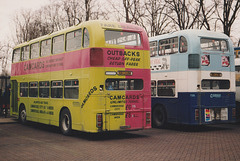 Cambus Limited 740 (RAH 265W) and 735 (PWY 37W) in Cambridge – 5 Feb 1991 (136-07)