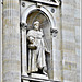 Statue de Napoléon sur la façade du palais de justice de  Boulogne sur Mer