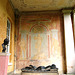 Remains of Frescoes by Gioseppe Borgnis, South Loggia, West Wycombe Park, Buckinghamshire