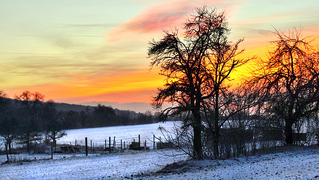 Ein magischer Sonnenuntergang