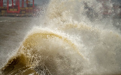 A wave at New Brighton