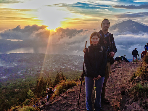 Morning Ascent: Three and a Promise at Mount Batur