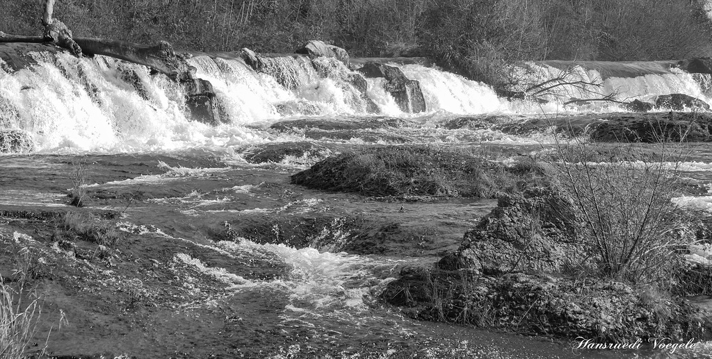 Am Rheinfall in Neuhausen Kanton Schaffhausen