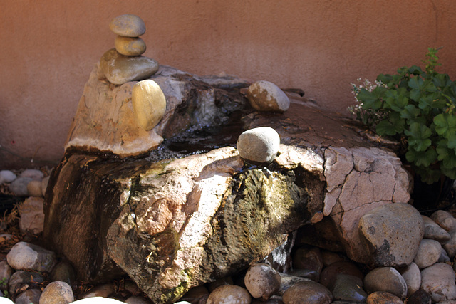 rock fountain