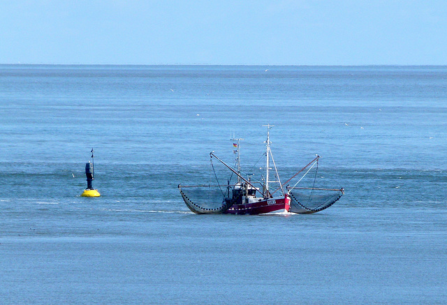 Fischerboot "Fortuna" vor Cuxhaven