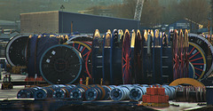 For ocean floor cable laying