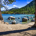 Boulders and Blue Water