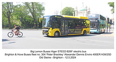Big Lemon B26F & Brighton & Hove 304 Old Steine Brighton 12 4 2024