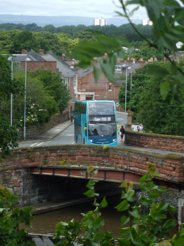 DSCF9651 Arriva Cymru ADL Enviro400 (CX15 BXW) in Chester - 22 Jun 2015