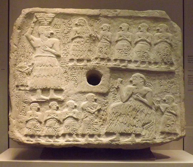 Votive Relief of Ur-Nanshe in the Louvre,  June 2013