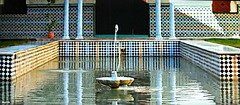 Au Palais Royal de Mechouar.