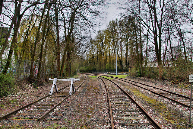 Werksbahngleise von Ineos Solvents Germany GmbH (Herne) / 8.04.2023