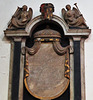 st petrock, exeter,angels on tomb of jonathan and elizabeth ivie, +1717 and 1698, with doom by john weston