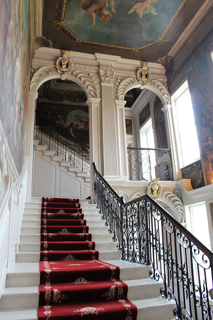 Staircase, Kimbolton Castle, Cambridgeshire