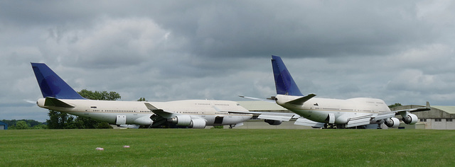 Two Former Saudia Jumbos Awaiting Scrapping