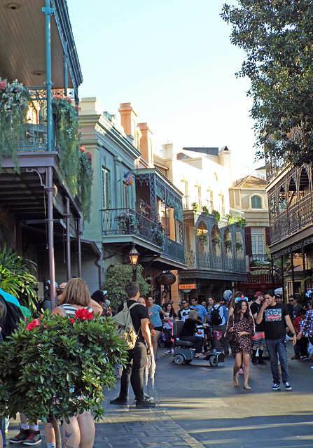 New Orleans Square in Disneyland, June 2016