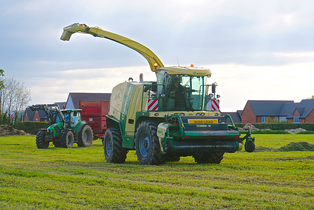 Getting the silage in